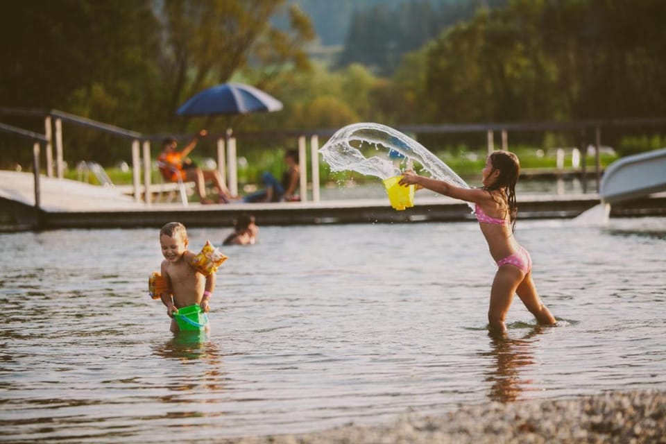 Natural landscape, Summer, Aqua park