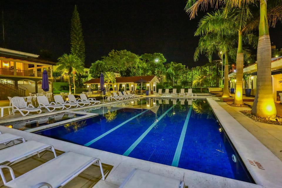 Night, Swimming pool