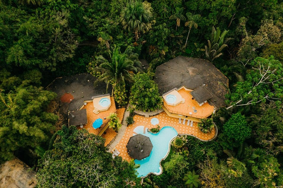 Property building, Day, Natural landscape, Bird's eye view, Pool view, Swimming pool