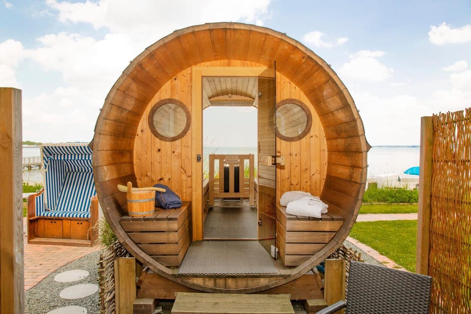 Sauna, Sea view