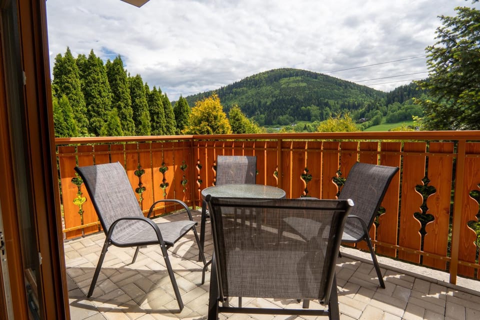 Day, Natural landscape, View (from property/room), Balcony/Terrace, Mountain view
