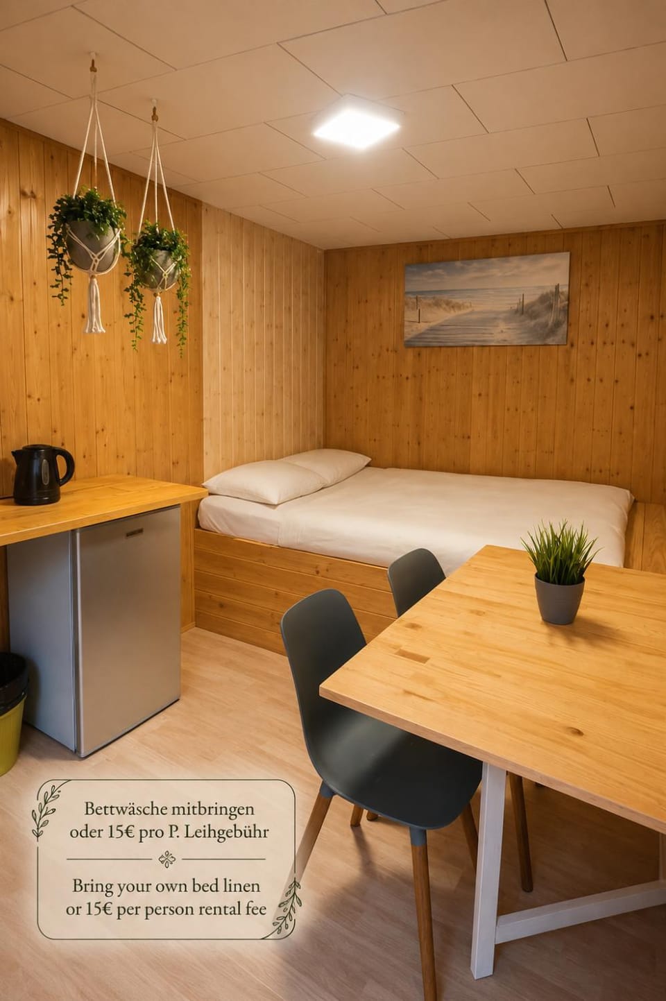 Camping Standard Bungalow Ferienwohnung auf Rügen - bis 5 Personen - nur 100m zum Naturstrand - mitten im Wald - Familien und Hunde herzlich willkommen - Feriensiedlung Schwalbennest Campground/ 
RV Resort in Mecklenburg-Vorpommern, Germany