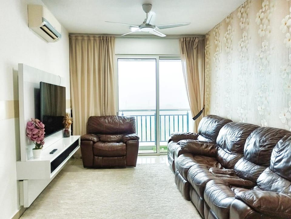 Living room, air conditioner