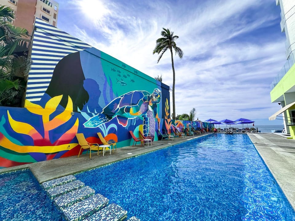 Pool view, Swimming pool