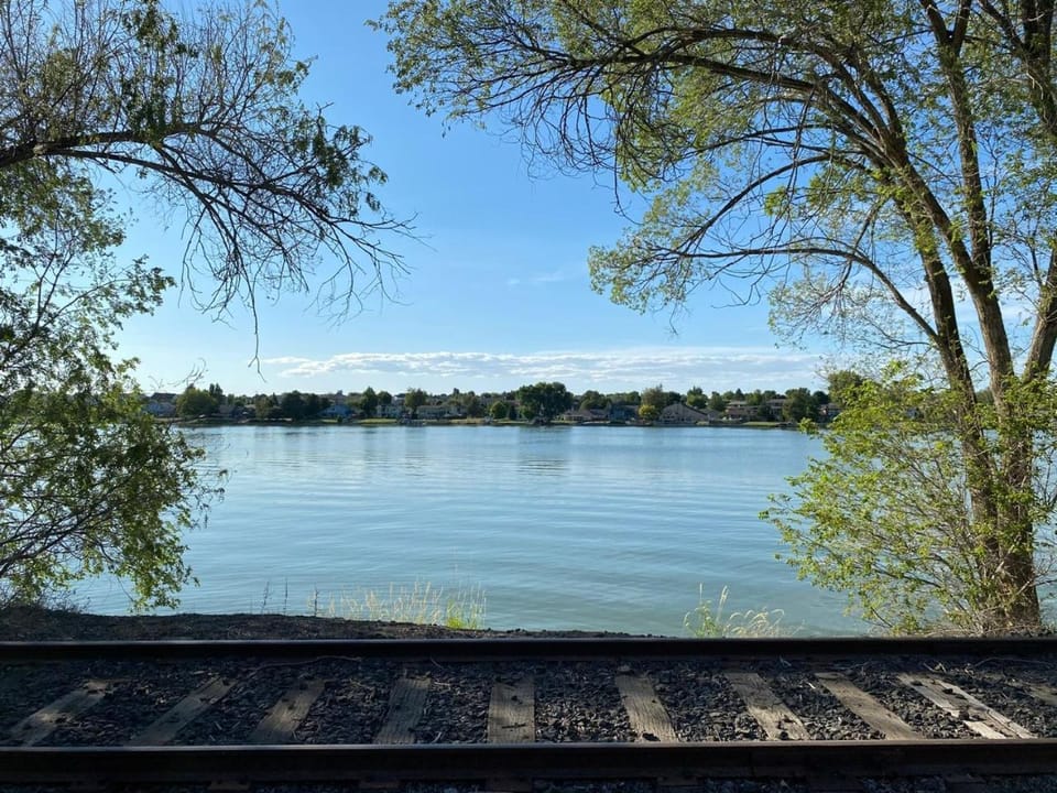 Natural landscape, Lake view
