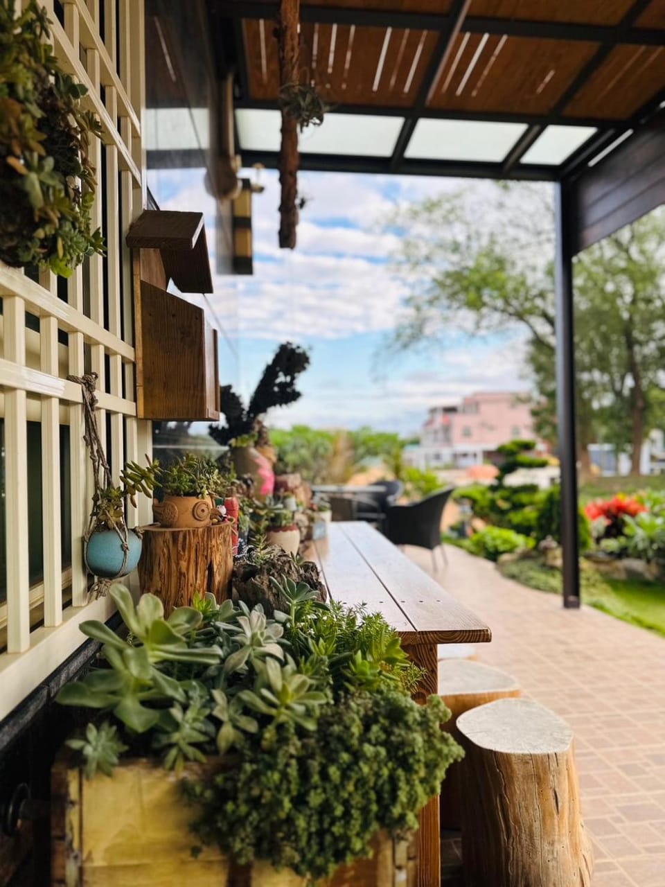 Patio, Balcony/Terrace, Garden view