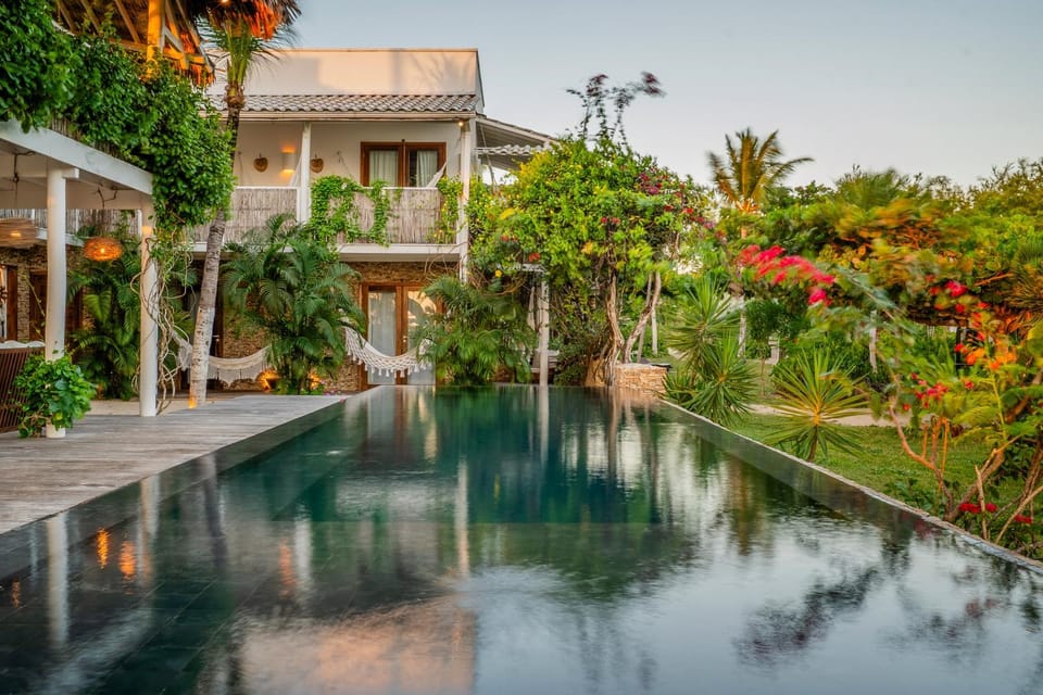 Property building, Spring, Day, Garden, Garden view, Pool view, Swimming pool