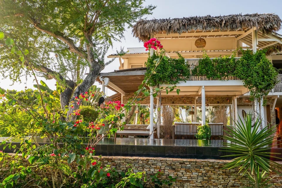 Property building, Day, Garden, View (from property/room), Balcony/Terrace, Garden view