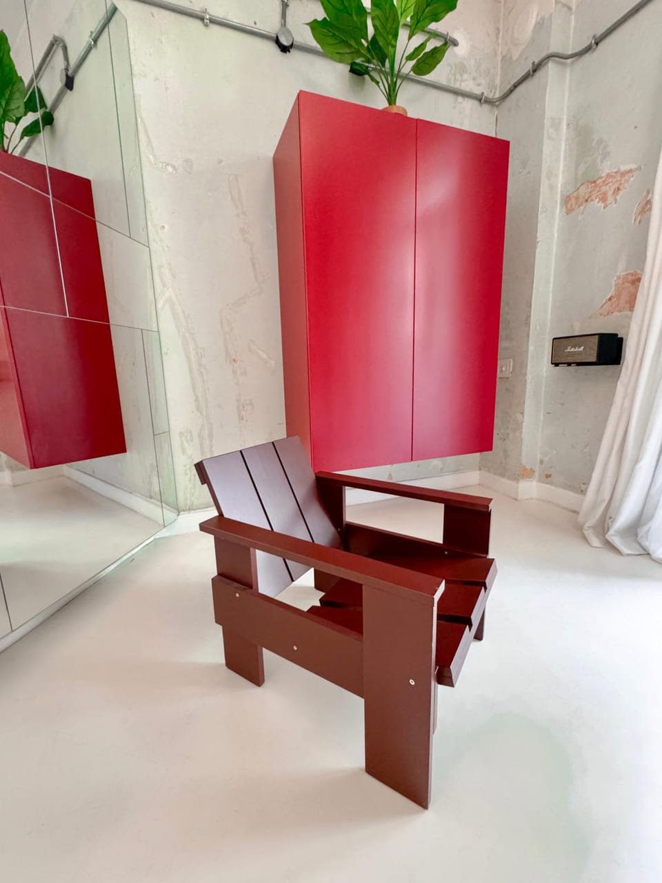 Bedroom, City view, wardrobe
