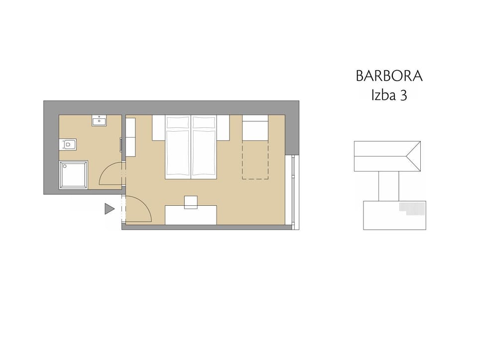 Bathroom, Floor plan, Bedroom, On site