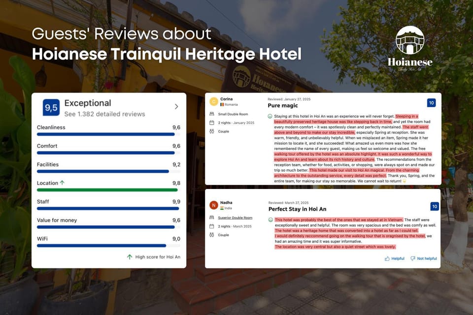 Hoianese Tranquil Heritage Hotel - Truly Cultural Immersion Hotel in Hoi An