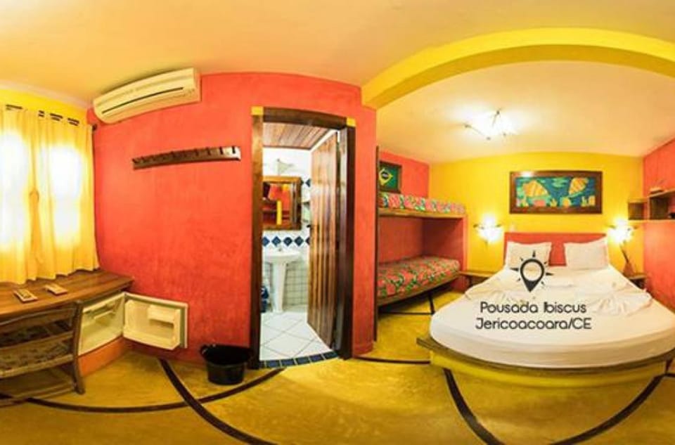 Bed, Photo of the whole room, oven, air conditioner