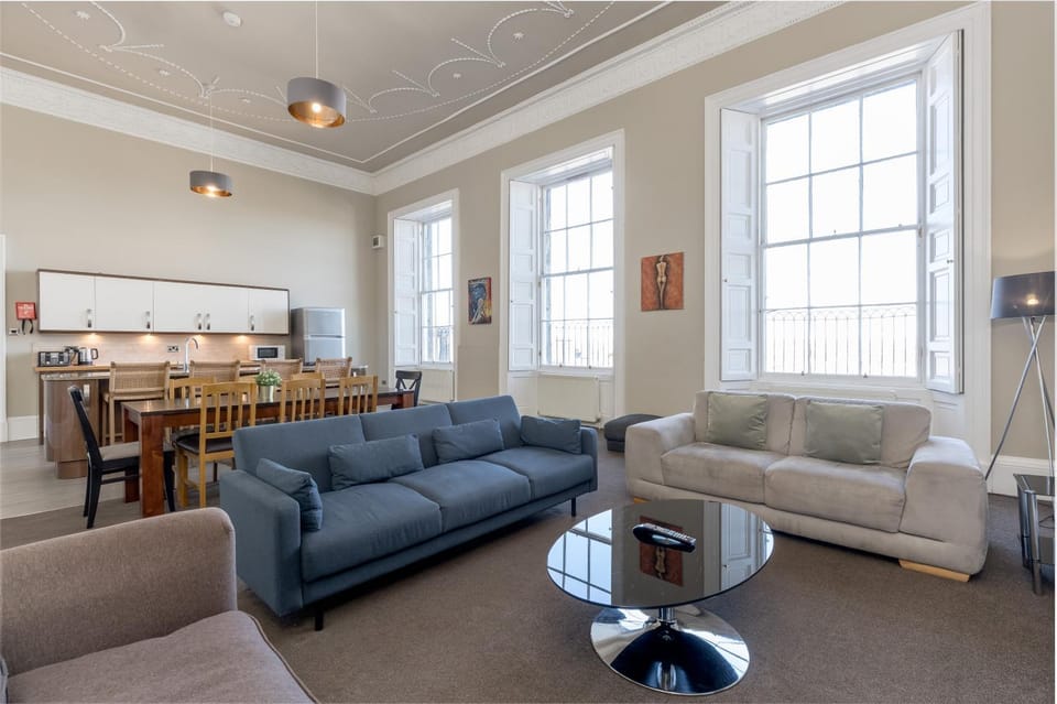 Living room, Seating area, Dining area