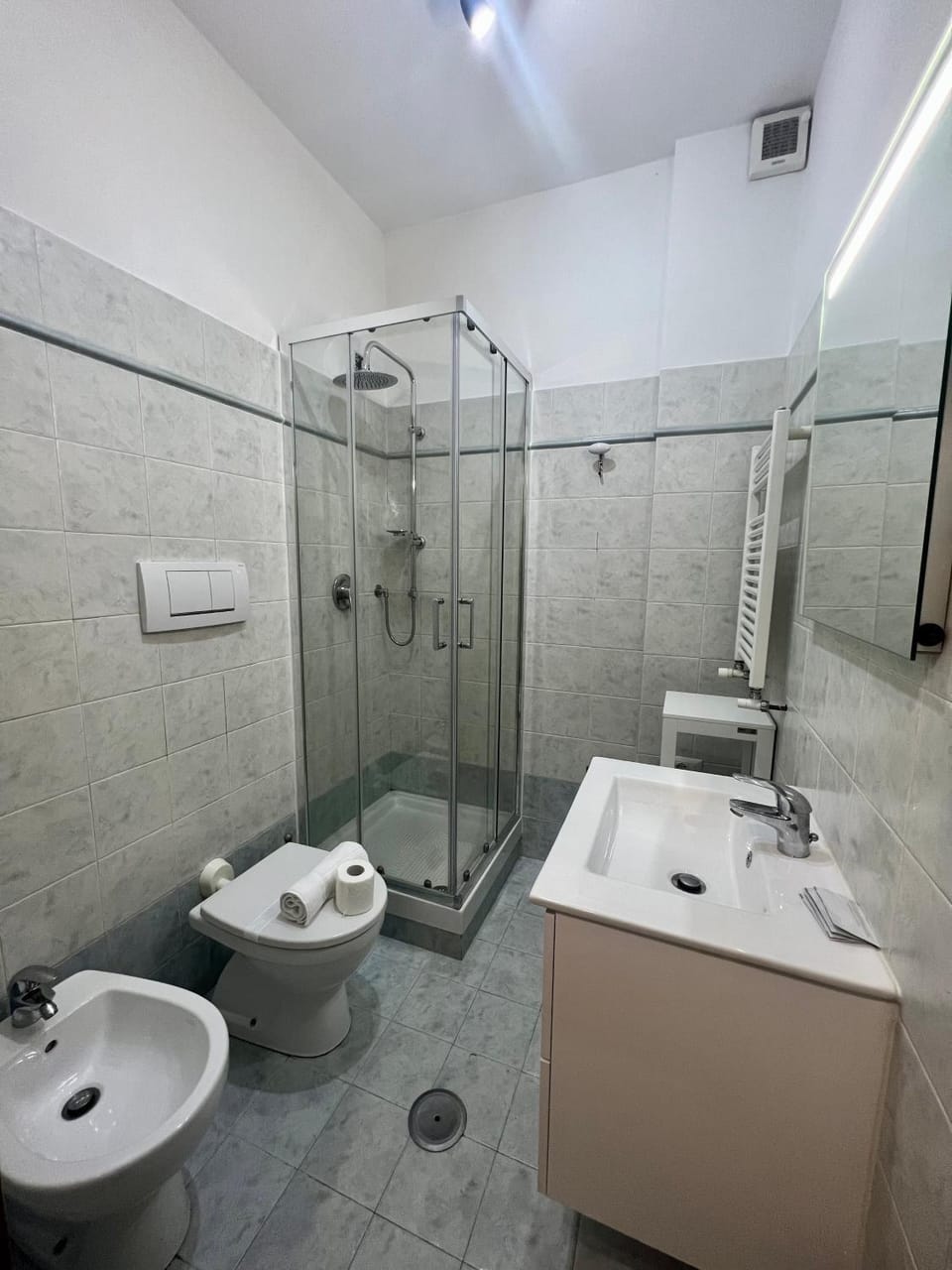 Shower, Toilet, Bathroom, bidet, towels