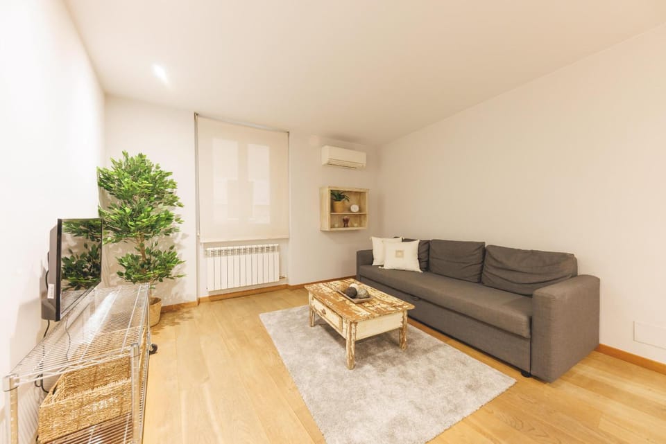 Living room, Seating area, air conditioner