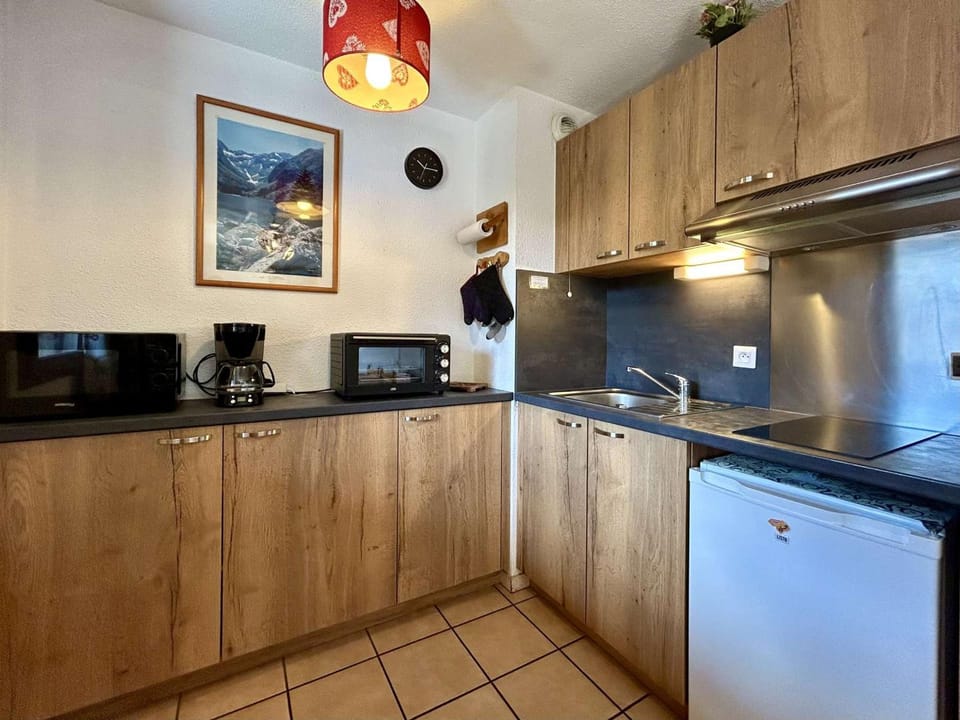 Studio cosy avec terrasse, 4 couchages, au pied des pistes à Briançon - FR-1-330C-40 Apartment in Briançon