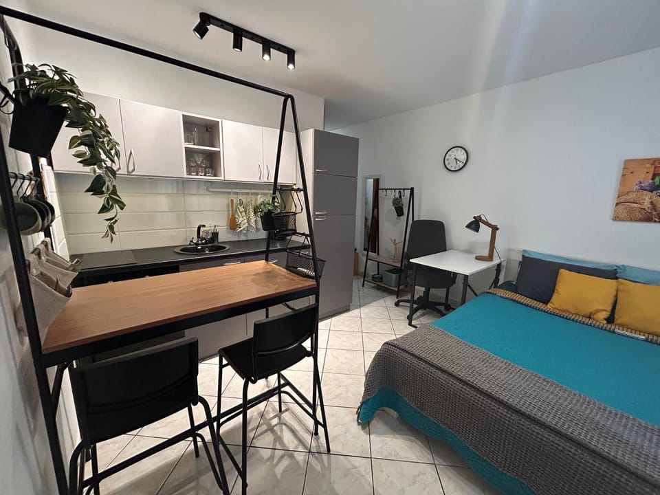 Bed, Living room, Photo of the whole room, Dining area