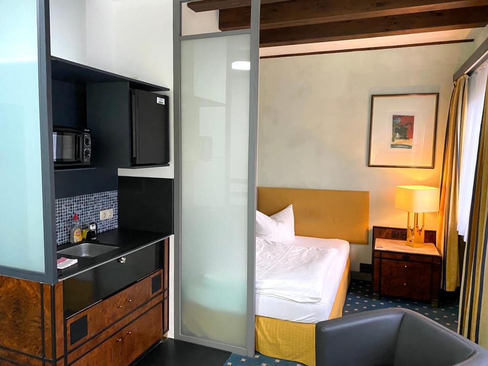 Bed, Coffee/tea facilities, Kitchen or kitchenette, Bedroom