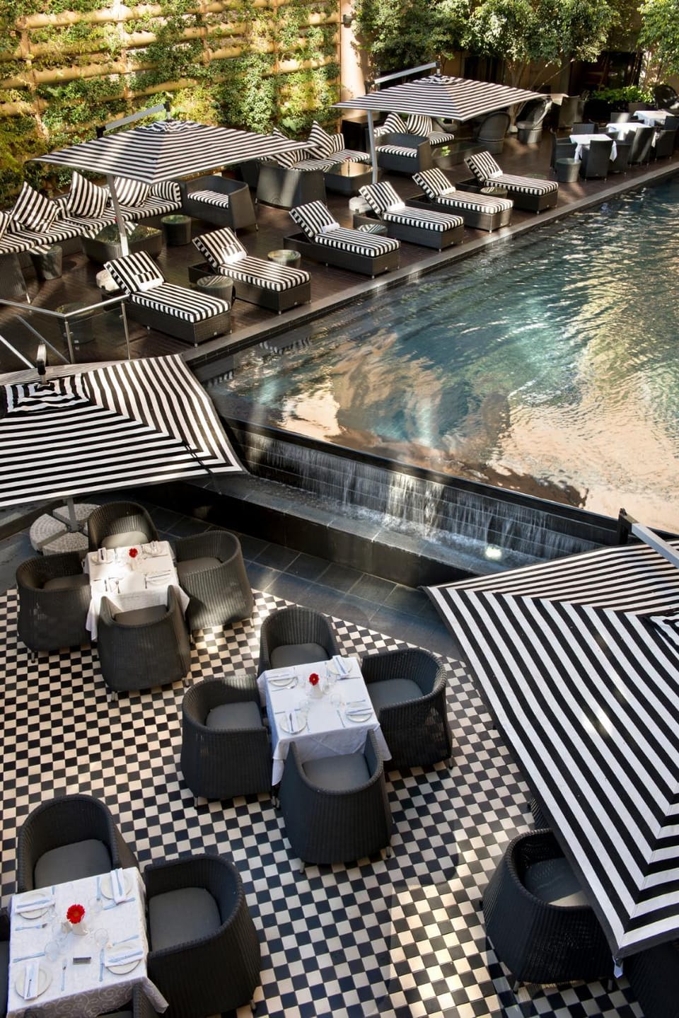 Patio, Restaurant/places to eat, Balcony/Terrace, Food and drinks, Swimming pool