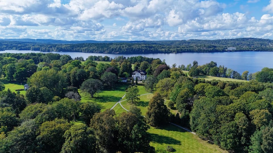 Nearby landmark, Natural landscape, Bird's eye view, Lake view