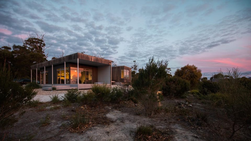 Property building, Natural landscape, Garden, Garden view, Sunset