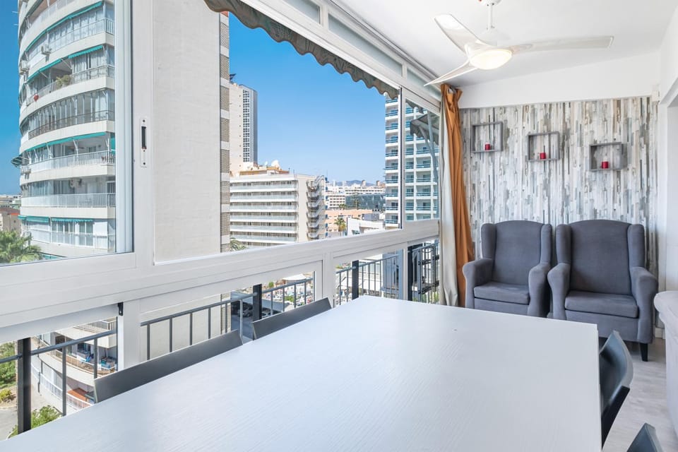 Day, View (from property/room), Balcony/Terrace, Living room, Dining area