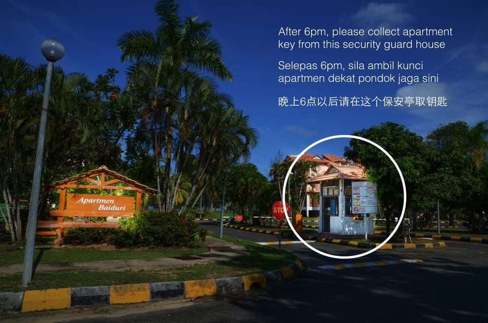 Property building, Text overlay