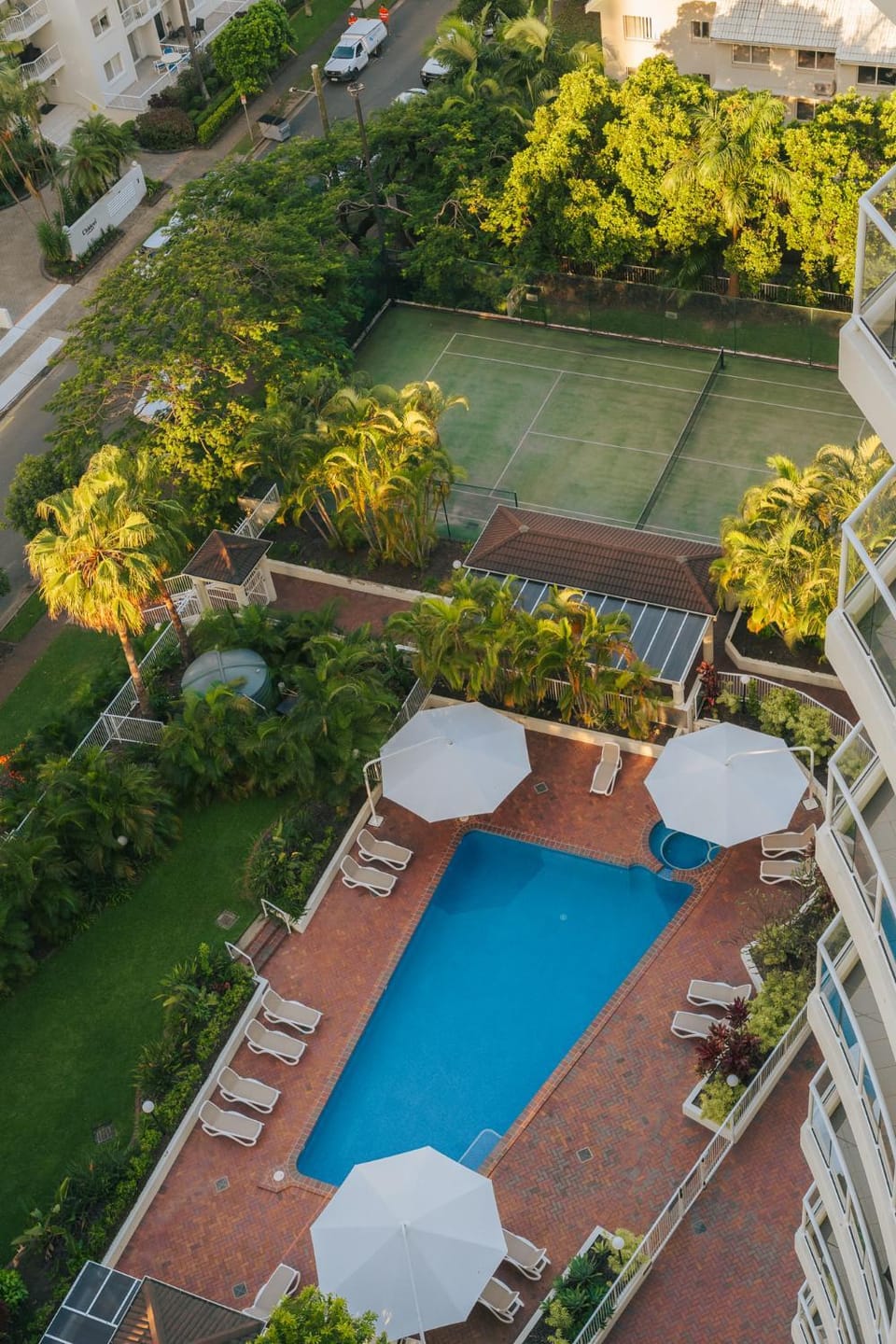 Garden, Pool view