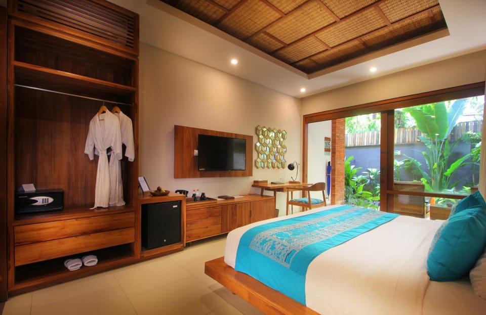 Bed, Garden, TV and multimedia, Coffee/tea facilities, View (from property/room), Bedroom, Garden view