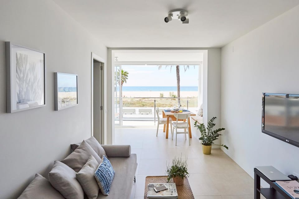 Sunny Beachfront Escape Apartment in Castelldefels