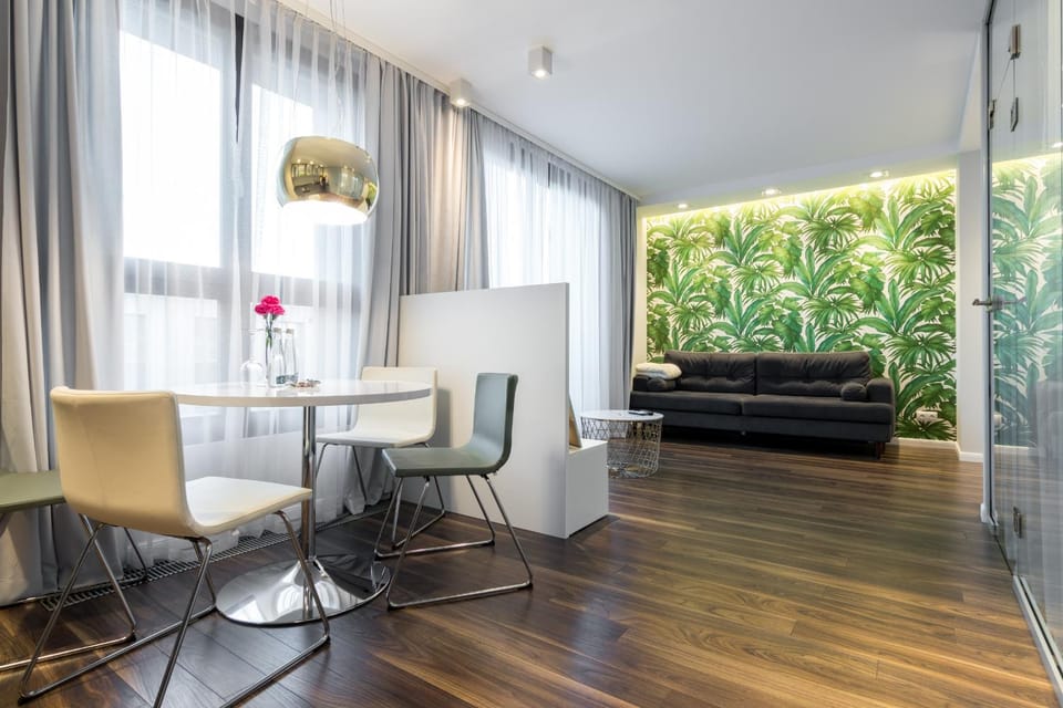 Living room, Seating area, Dining area