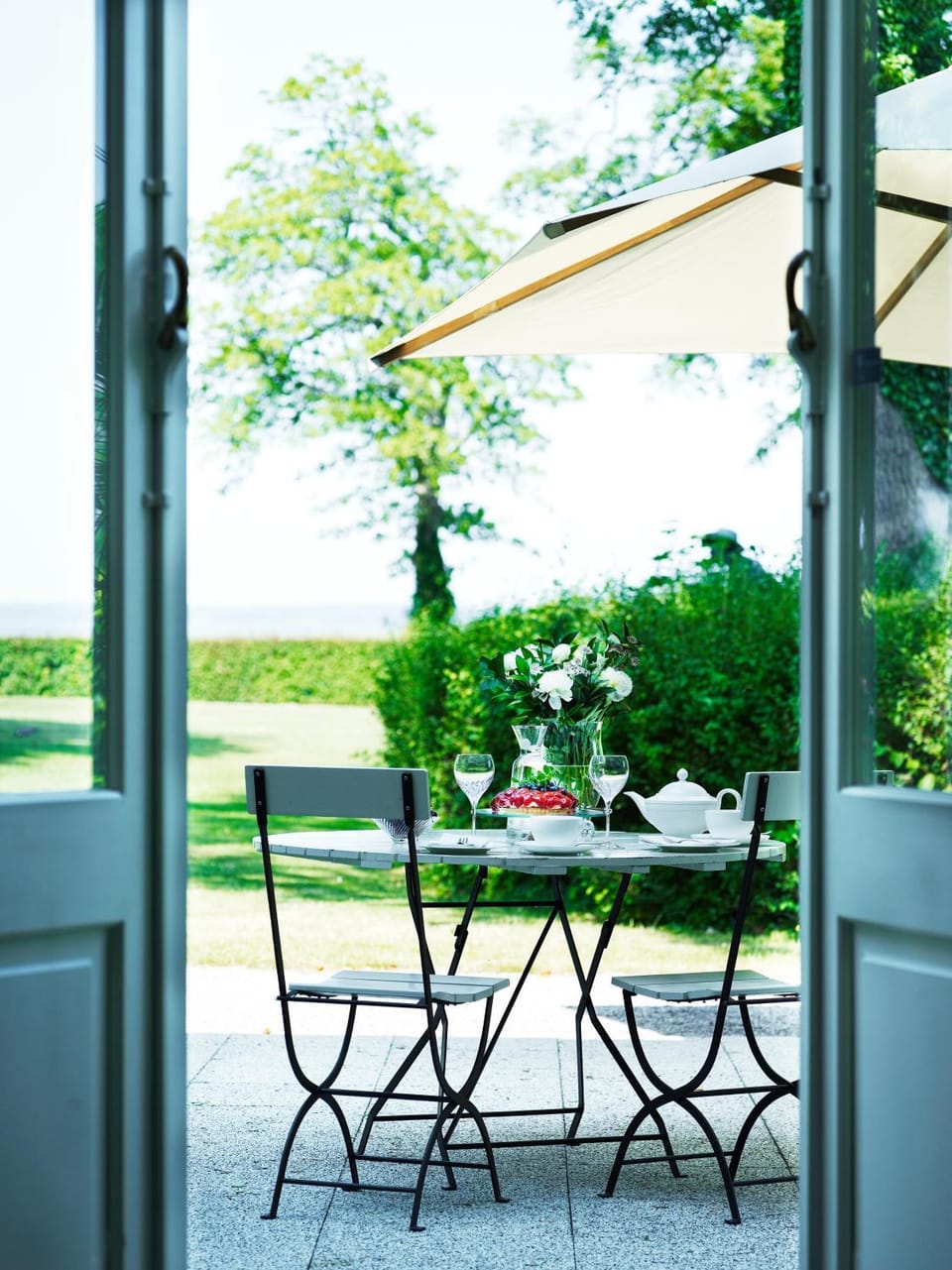 Spring, Garden, Balcony/Terrace, Garden view