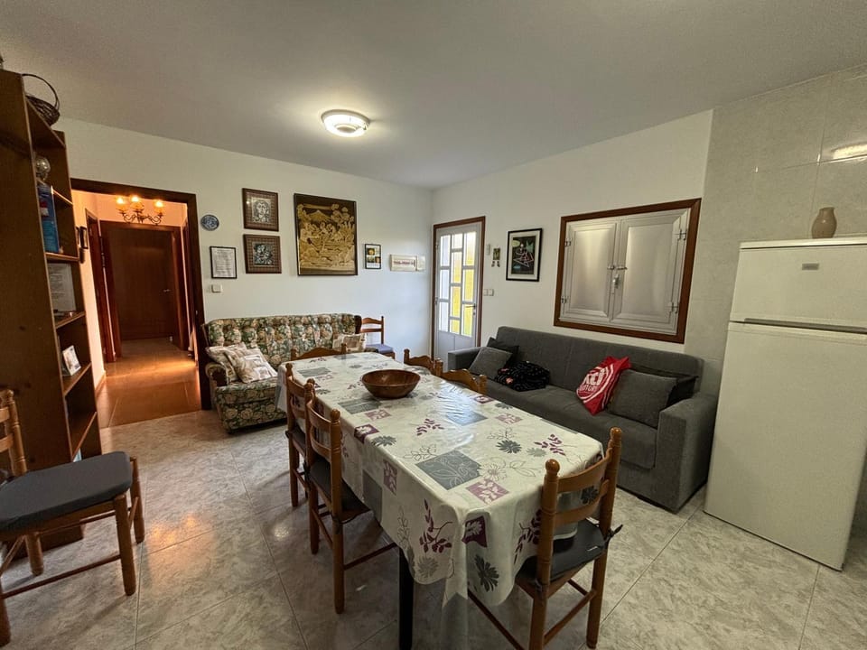 Living room, kitchen