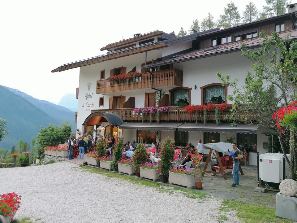 Property building, Garden view