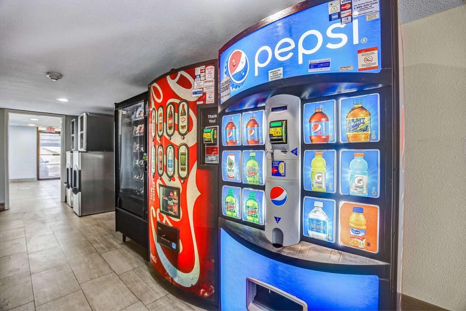Property building, vending machine