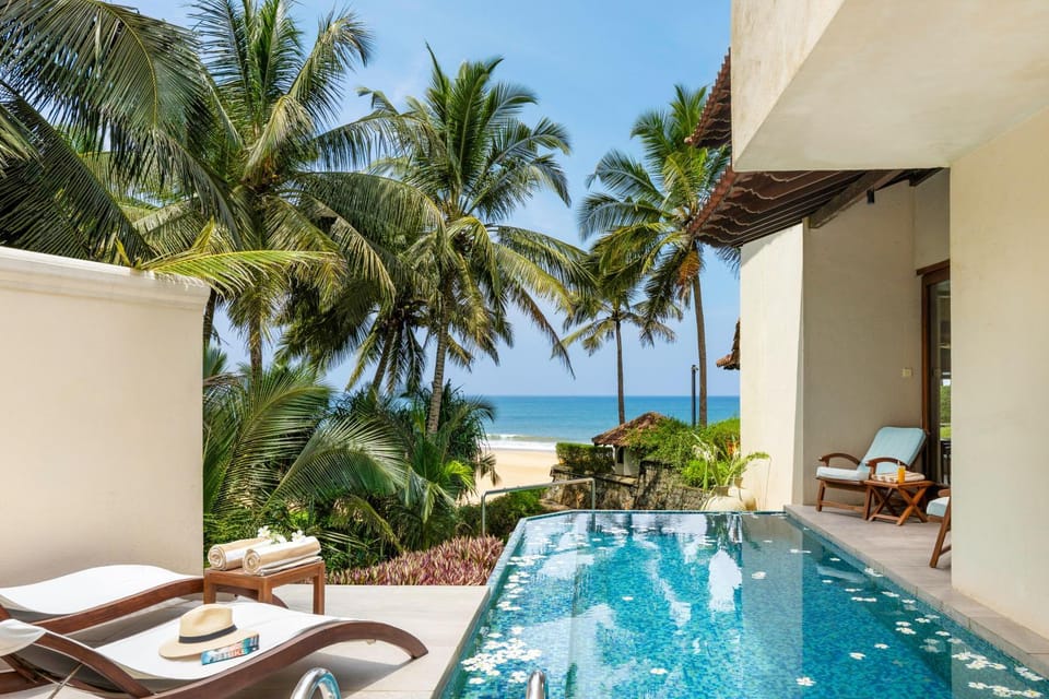 Patio, Natural landscape, Pool view, Sea view, Swimming pool, sunbed