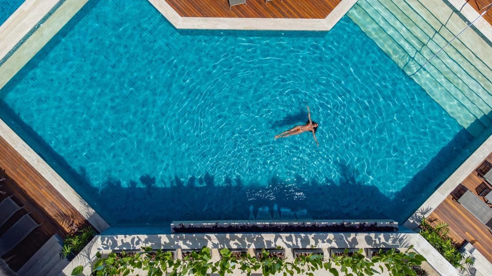 Day, Bird's eye view, Swimming pool