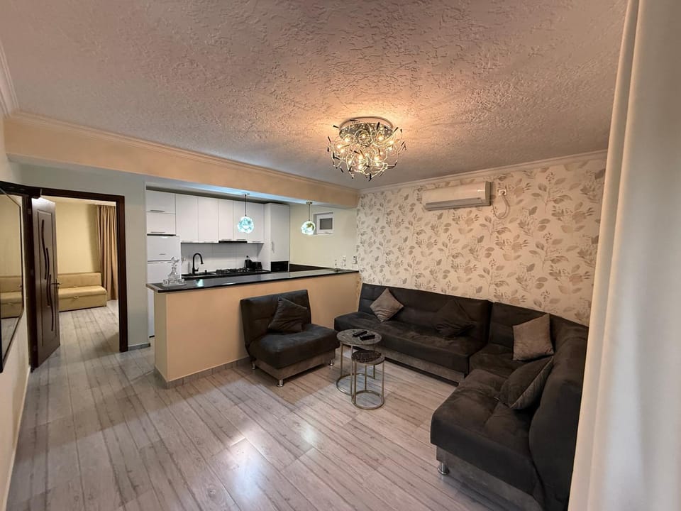 Living room, Seating area, Dining area, air conditioner