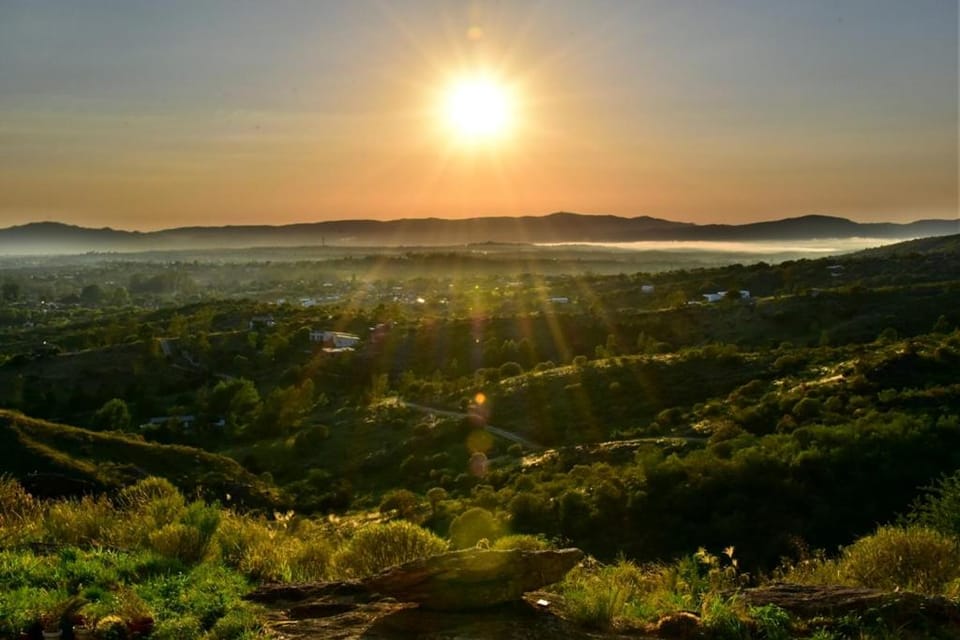 Natural landscape, Mountain view, Sunrise