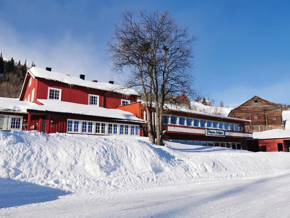 Property building, Day, Natural landscape, Winter