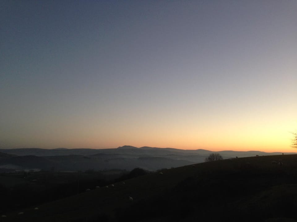 Natural landscape, Winter, View (from property/room), Mountain view, Sunrise