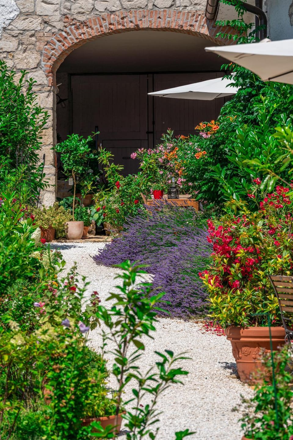 Property building, Garden