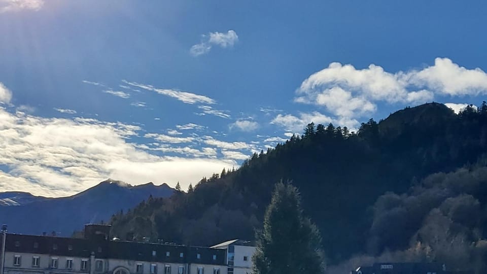 Autumn, City view, Mountain view