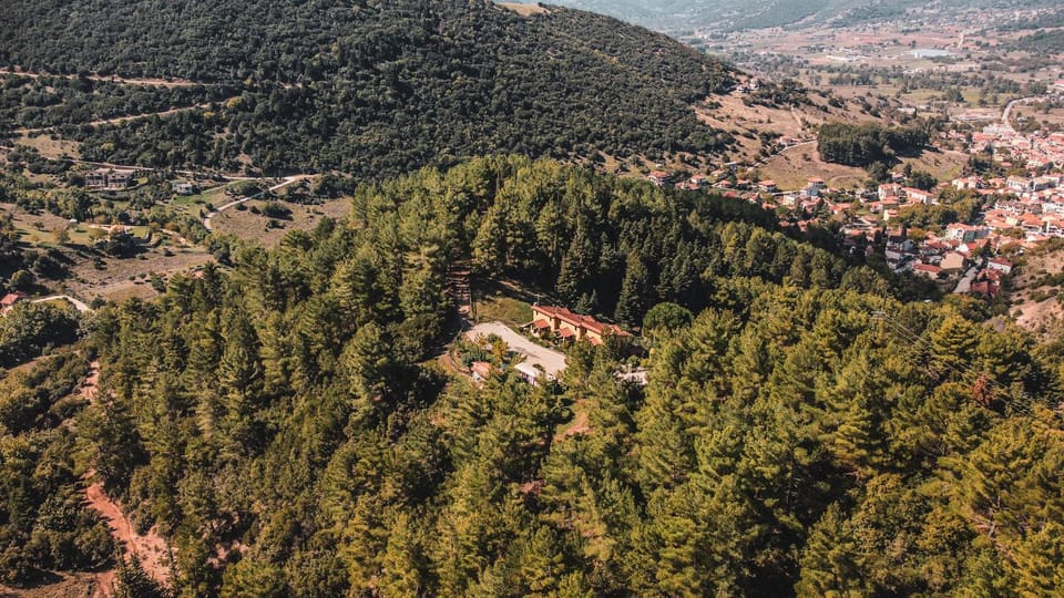 Day, Natural landscape, Bird's eye view, Mountain view