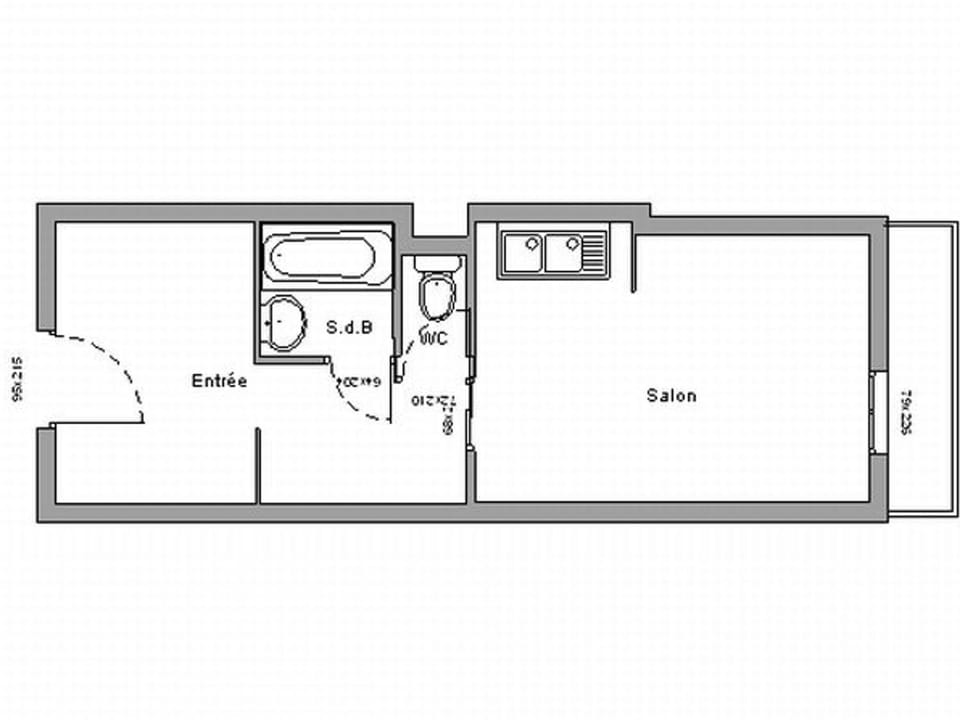 Studio cabine pour 4 pers. près des pistes - Animaux admis - FR-1-340-86 Cabin in Provence