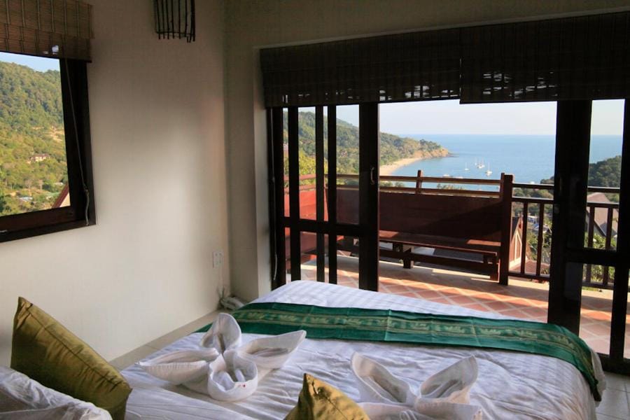 Bedroom, Sea view
