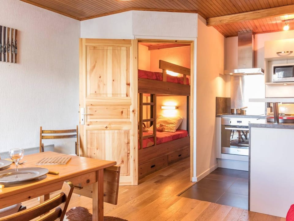 Studio rénové près des pistes, parking, cuisine équipée - FR-1-330F-63 Apartment in Saint-Chaffrey