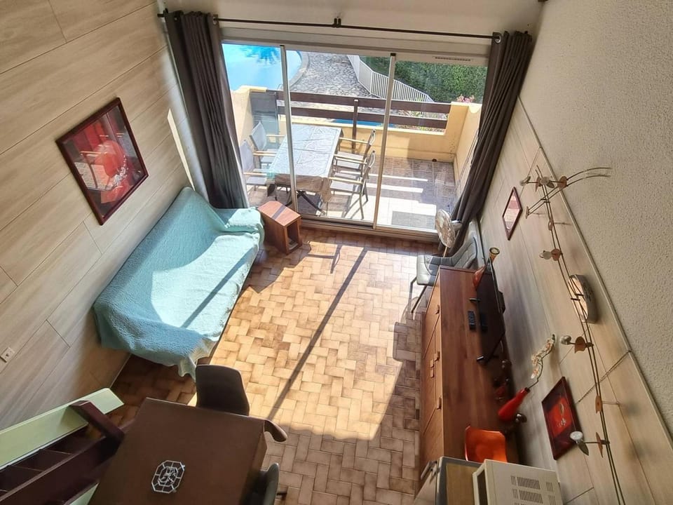 Appartement T3 avec Mezzanine, 6 couchages, piscine, parking, animaux acceptés - Argelès-sur-Mer Apartment in Argeles-sur-Mer