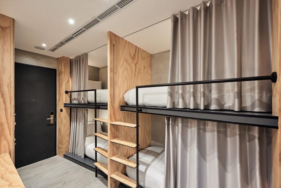 Photo of the whole room, bunk bed