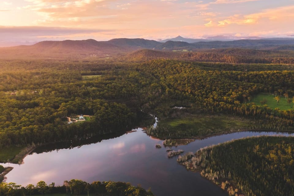 Nearby landmark, Natural landscape, Bird's eye view, River view